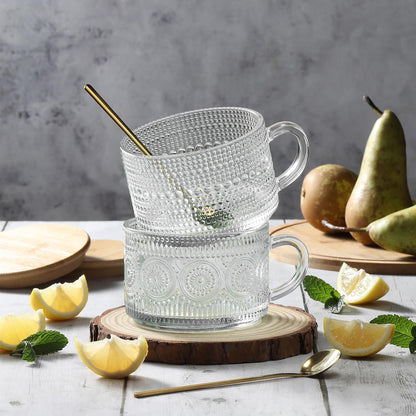 LANDNEOO drinking cup with bamboo lid and spoon - 14oz overnight oats container