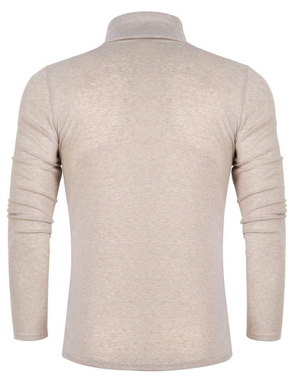 Sweater — Slim fit knitted turtleneck pullover by Poriff
