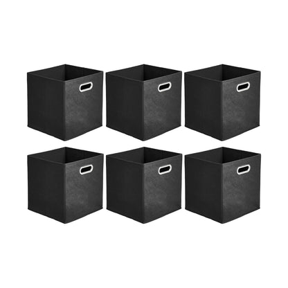 ITEM_CONTAINER — Collapsible fabric storage cubes with oval grommets by Amazon Basics