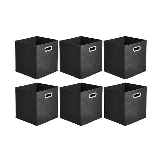 ITEM_CONTAINER — Collapsible fabric storage cubes with oval grommets by Amazon Basics