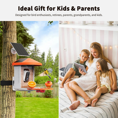 HARYMOR wildlife feeder — Bird feeder with camera and AI species identification