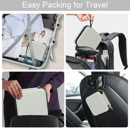 Eyeglass case — Bukere travel organizer with adjustable slots for multiple pairs