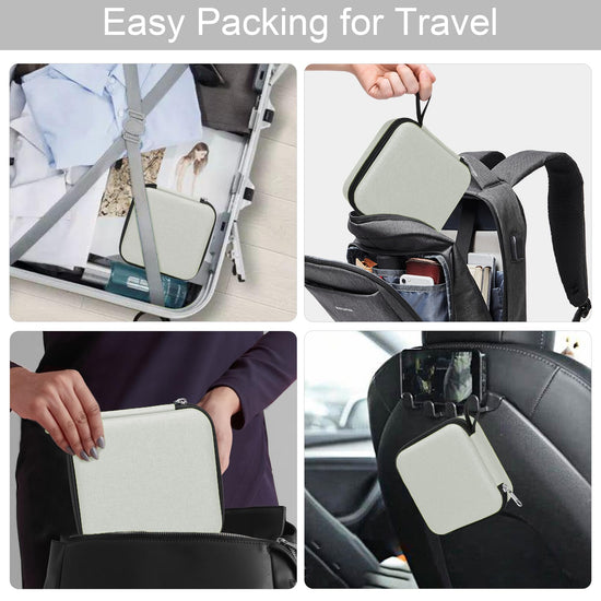 Eyeglass case — Bukere travel organizer with adjustable slots for multiple pairs