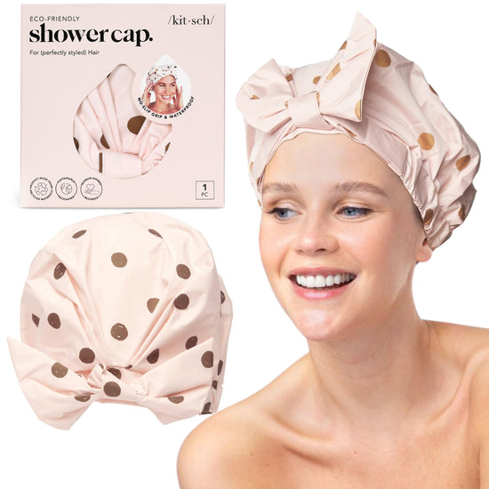 Shower cap — Kitsch luxury reusable design for women