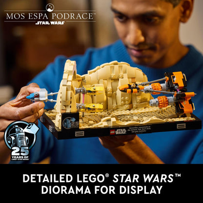 LEGO Star Wars Mos Espa podrace diorama - Build and display model for adults 75380