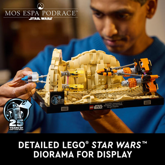 LEGO Star Wars Mos Espa podrace diorama - Build and display model for adults 75380