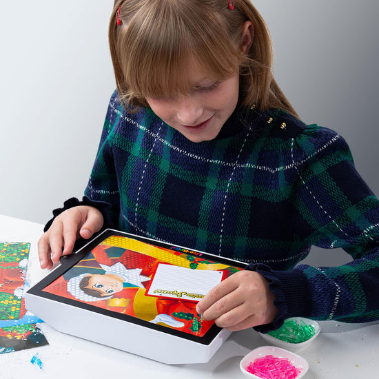 Electronic learning toy — Colorful light design by Lite-Brite