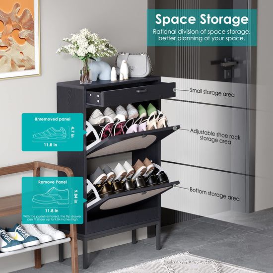 Yechen cabinet — shoe storage solution with ample space and modern design