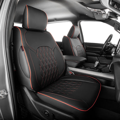 EKR Wrangler seat covers - Custom fit leather covers for Jeep Wrangler 4XE 2023-2025