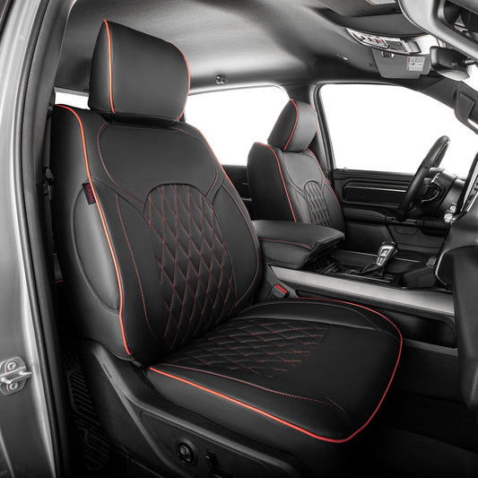 EKR Wrangler seat covers - Custom fit leather covers for Jeep Wrangler 4XE 2023-2025