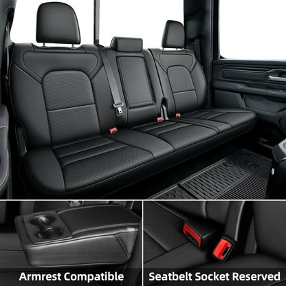 AOMSAZTO vehicle seat cover — custom fit leather for Dodge RAM 1500 2019-2026