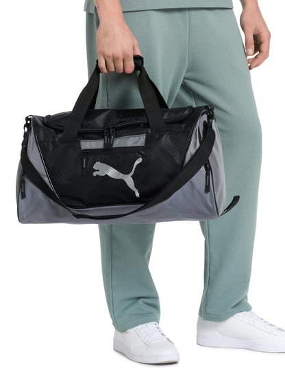 PUMA duffel bag with removable strap and shoe pocket