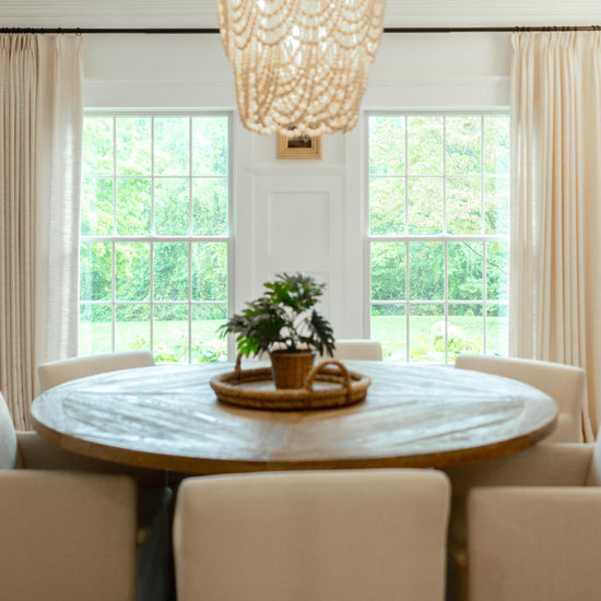 Curtain — Customizable blackout pleated header linen drapes by TWOPAGES