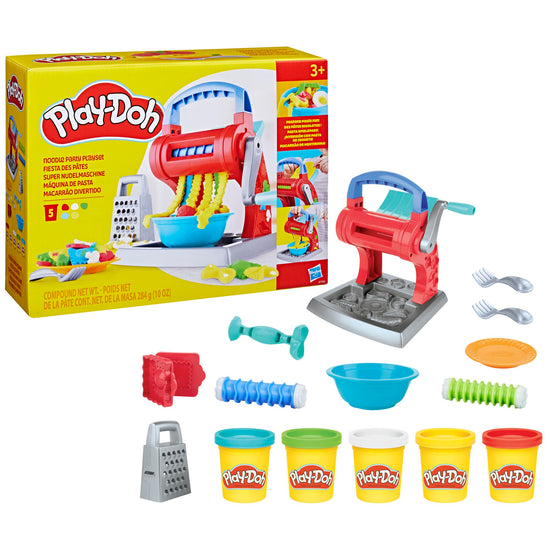 Play-Doh Kitchen Creations noodle party playset with 5 non-toxic colors for kids 3 years and upPlay-Doh Kitchen Creations noodle party playset with 5 colors for kids 3 and up