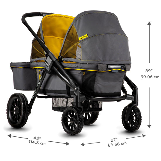 Evenflo Pivot Xplore stroller wagon — all-terrain capability