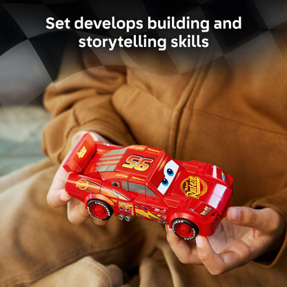 LEGO Speed Champions building blocks – Lightning McQueen race car toy for kids 9+
