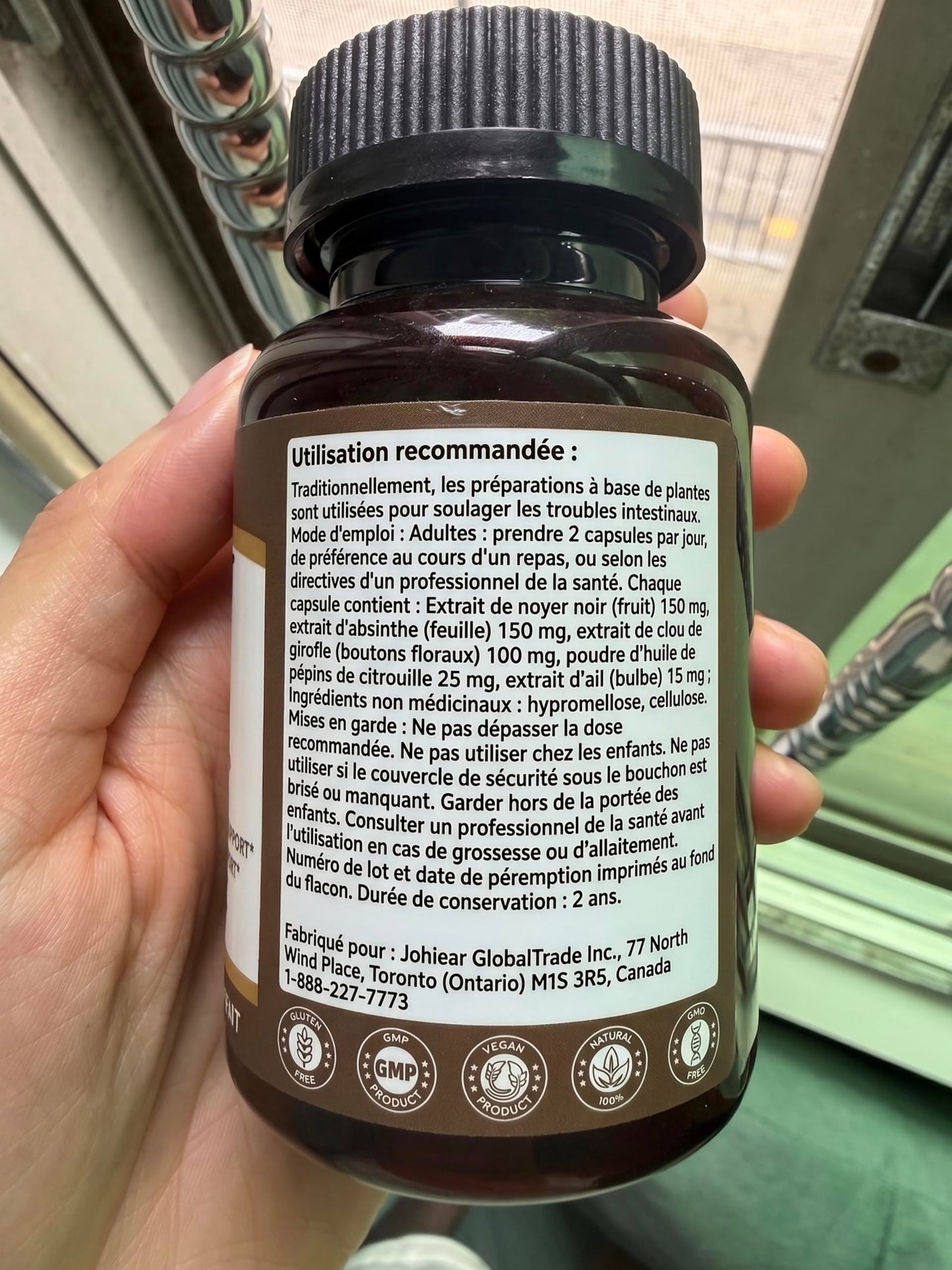 20 in 1 Black Walnut Wormwood Clove Cleanse for Humans Capsules, Natural Gut Detox & Digestive Health, Pumpkin Seed, Berberine, 10:1 Ultra-Concentrated Liposomal Tech 98% Absorption, Vegan 60 CT