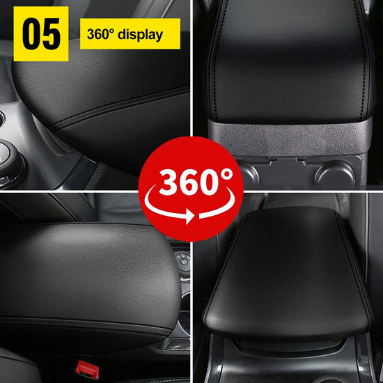 AOMSAZTO armrest console covers for Ford Explorer 2011-2019 in black