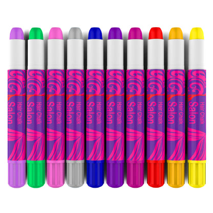 Desire Deluxe hair coloring agent — 10 washable color pens for kids and teens