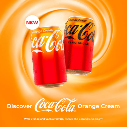 Drink - Coca-Cola orange cream soda pack of 12 cans 12 oz. each