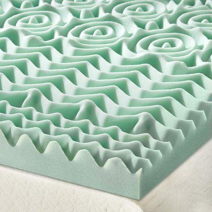 MATTRESS_COVER — Green tea infused memory foam topper
