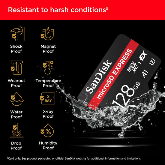 SanDisk microSD card — Express performance