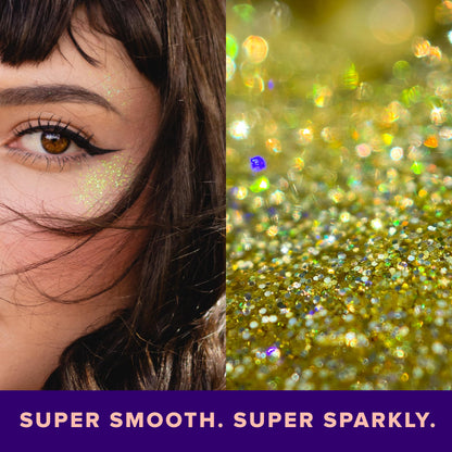 Glitter — Holographic body gel by Unicorn Snot, vegan and cruelty free.