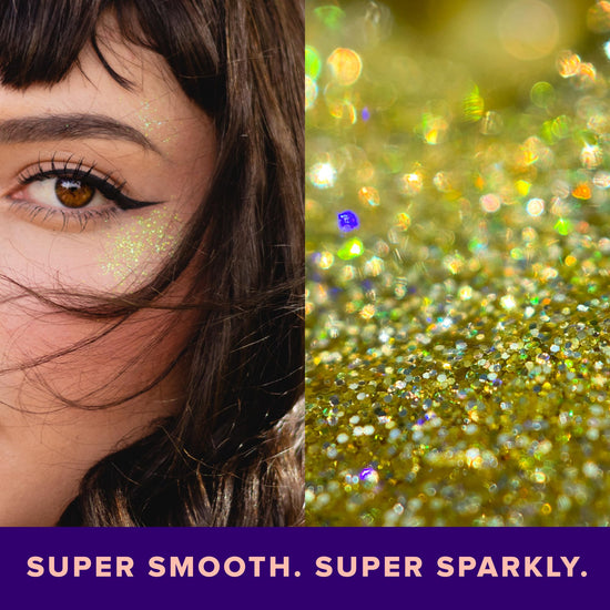 Glitter — Holographic body gel by Unicorn Snot, vegan and cruelty free.