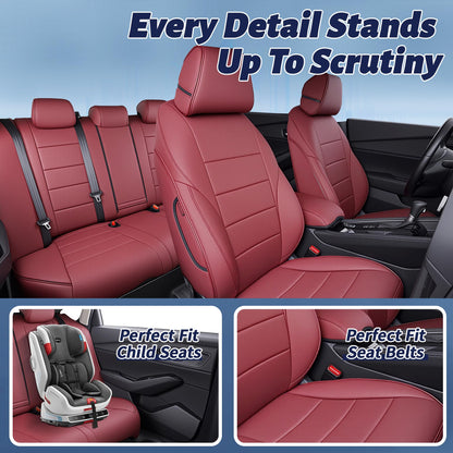 HKZ vehicle seat covers — leather car seat protector for Honda Accord 2023-2026