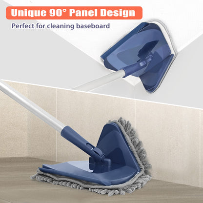 JEHONN mop with long handle 82 inches for baseboard, window, floor cleaning