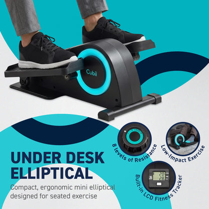 Cubii JR1 elliptical trainer — under desk design for home fitness