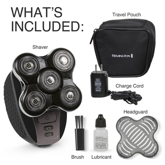 Remington electric shaver — Rechargeable waterproof rotary design