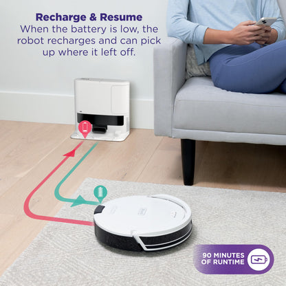 Shark Matrix Plus robotic vacuum cleaner — 2in1 with sonic mopping and self empty base