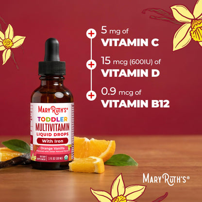 Vitamin - Liquid multivitamin by MaryRuth's, non-GMO, small bottlesVitamin - Liquid multivitamin by MaryRuth's, small bottles, non-GMO