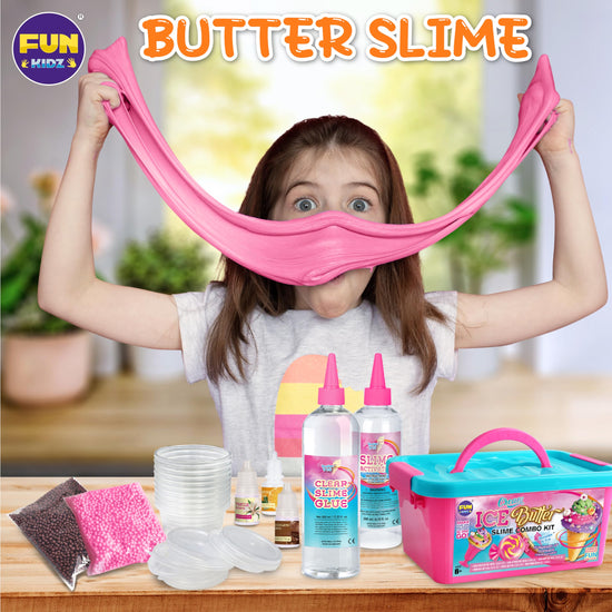 Toy slime kit — FunKidz ice cream soft slime making kit for kids ages 8-12