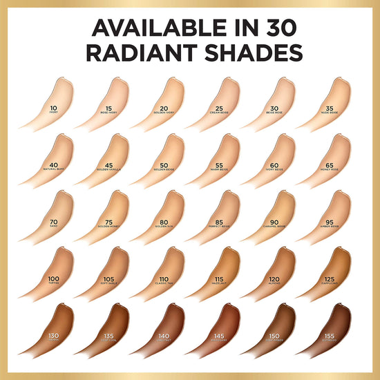 L’Oréal Paris skin foundation with SPF 50 and radiant serum formula