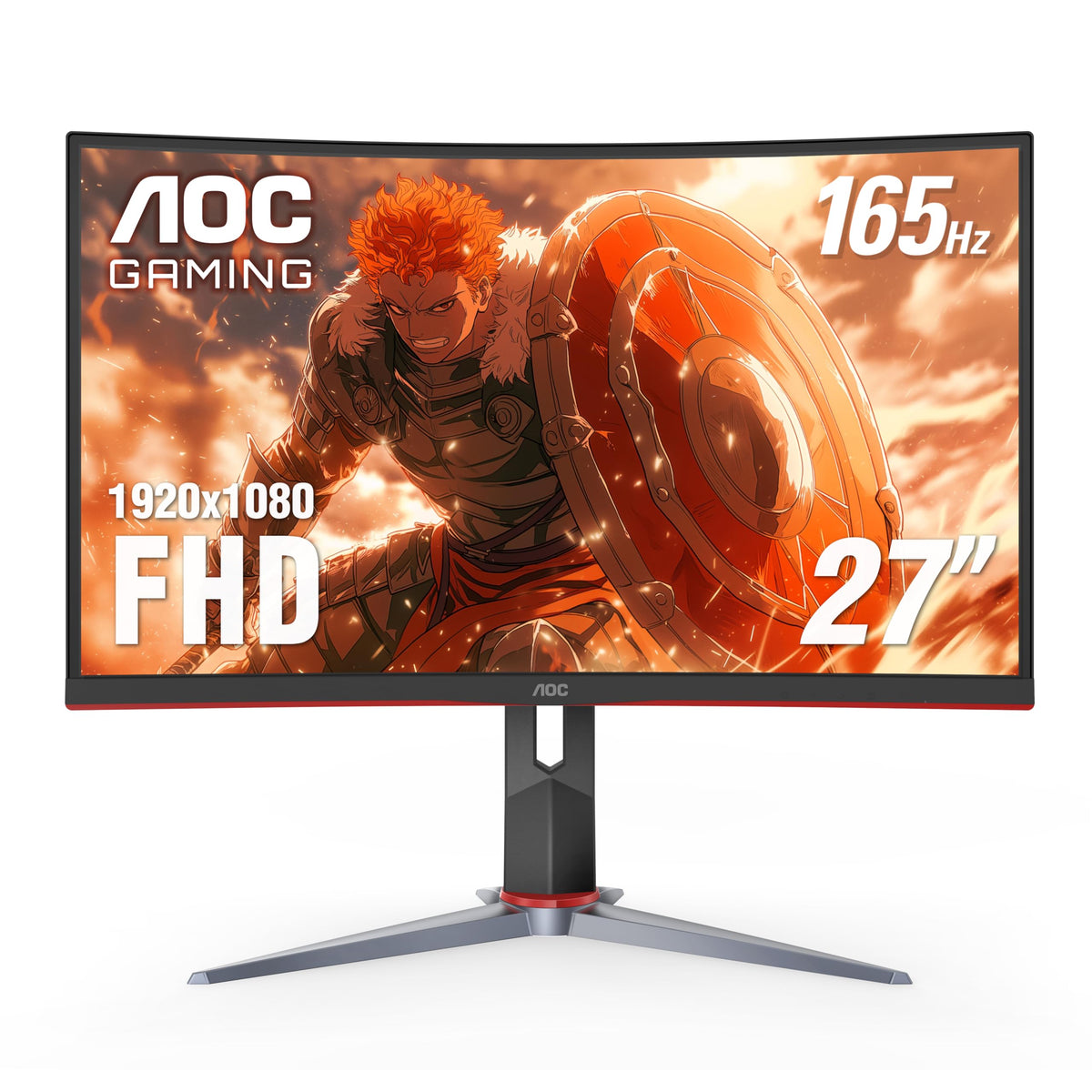 AOC gaming monitor — Full HD 1920x1080, 180Hz 1ms, AMD FreeSync