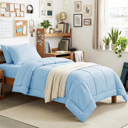 Bedding set — 7 pieces with all season quilted comforter by CozyLux