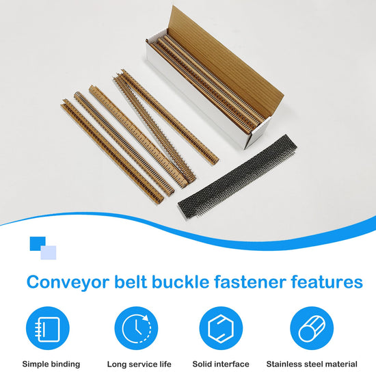 Buckle — Stainless steel wire hook for conveyor belt lacing fasteners pack of 12