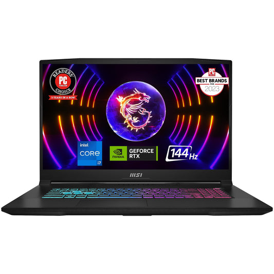 Notebook computer — Msi Katana A17 with Ryzen and NVIDIA Geforce RTX 3060
