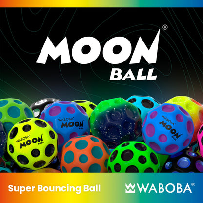 Recreation ball — Waboba moon ball with gradient design for extreme bounce and fun