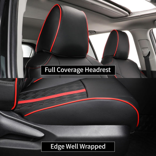 Vehicle seat cover — Custom leather protectors for Toyota RAV4 Limited Sport 2011-2012