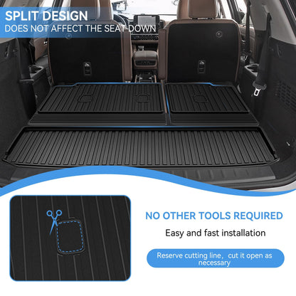 Vehicle mat — AOMSAZTO cargo mat backrest liner for Nissan Pathfinder 2022-2026