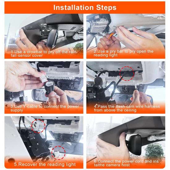 Mangoal Honda CRV dash cam - 4K front and 1080p rear with integrated OEM look