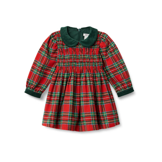 Amazon Essentials x Sofia Grainge long sleeve flannel dress for girls