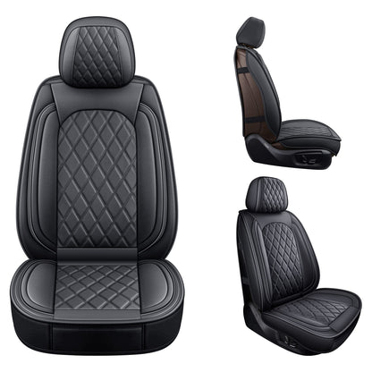 MIROZO vehicle seat cover — waterproof black seat protector for most cars, trucks and SUVs