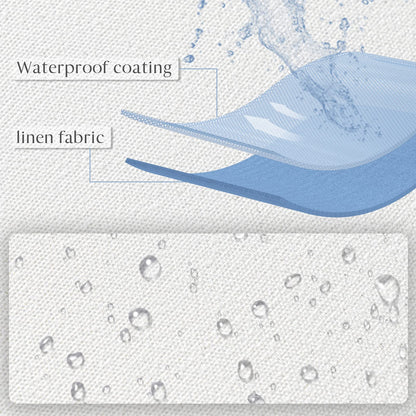 Ashler Outdoor Pillows, 18 x 18 Waterproof Pillow Inserts Set of 4