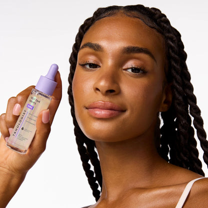 Self tanner — Tanologist illuminating face and body drops, vegan and cruelty free