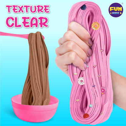 Toy slime kit — FunKidz ice cream soft slime making kit for kids ages 8-12