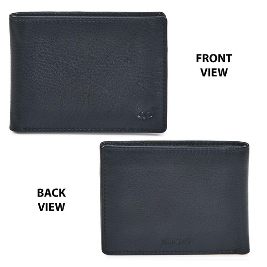 Wallet — Real leather with RFID blocking and ID window in gift box